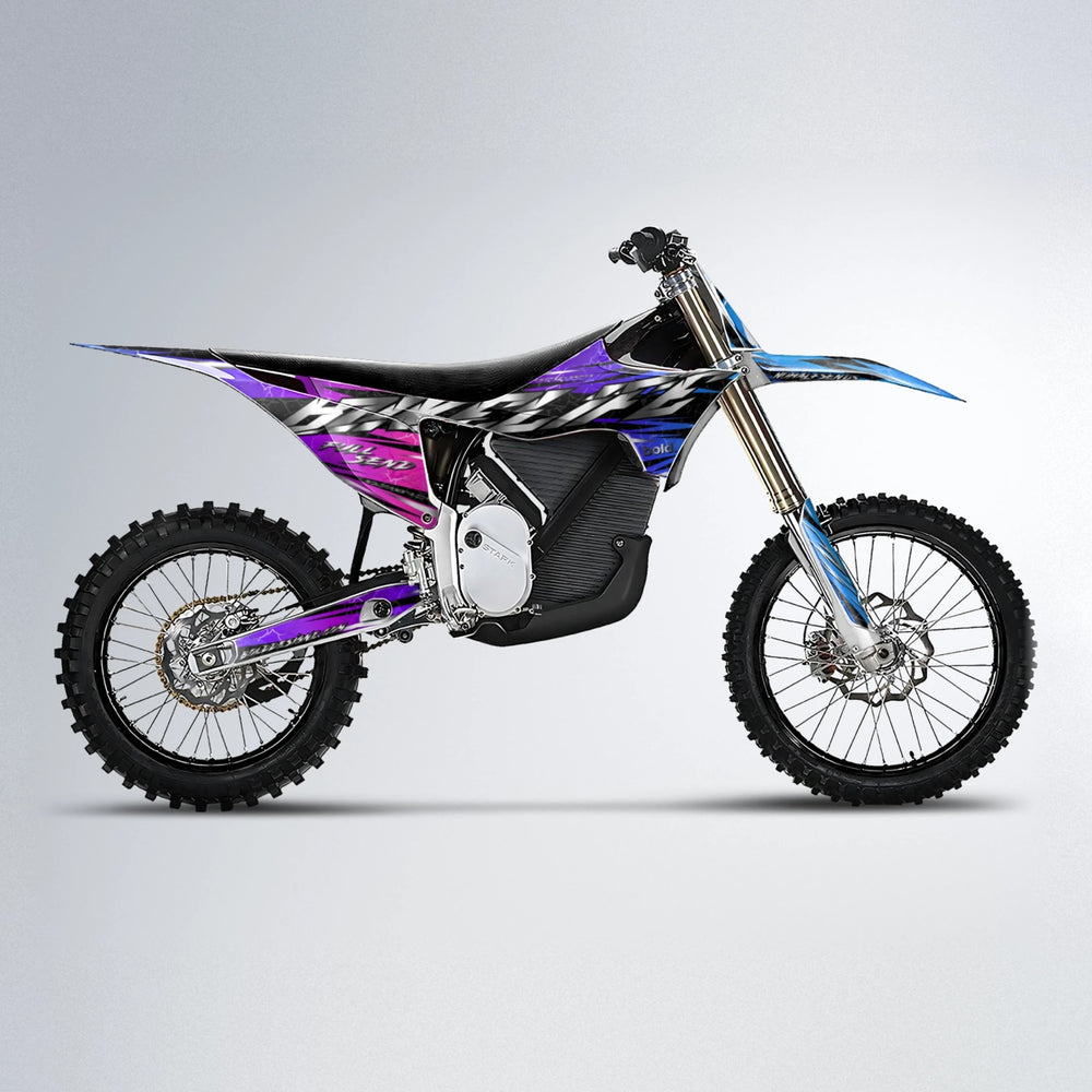 ILLUSION Stark Varg MX motocross graphics kit in Blue Purple Fade