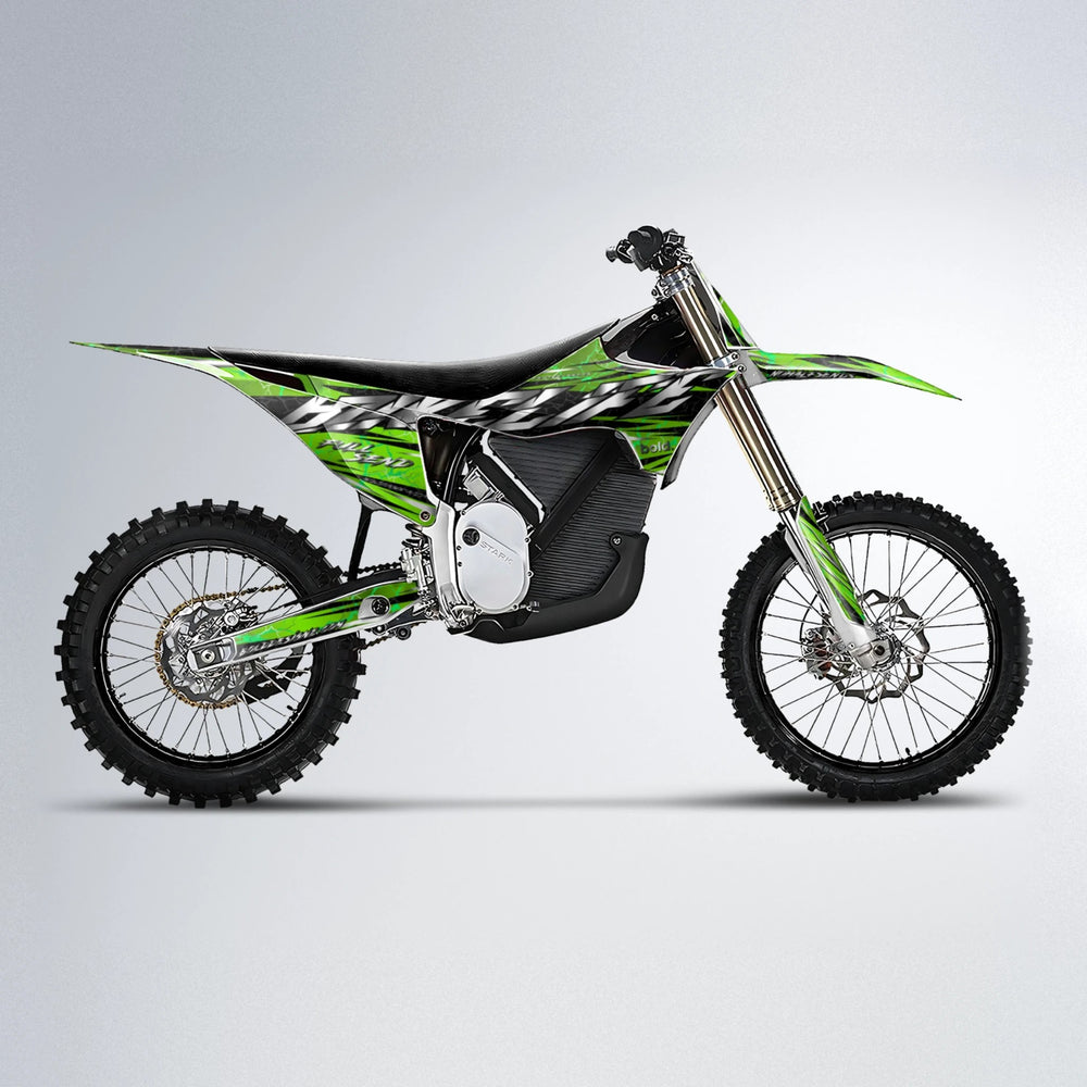 ILLUSION Stark Varg MX motocross graphics kit in Green