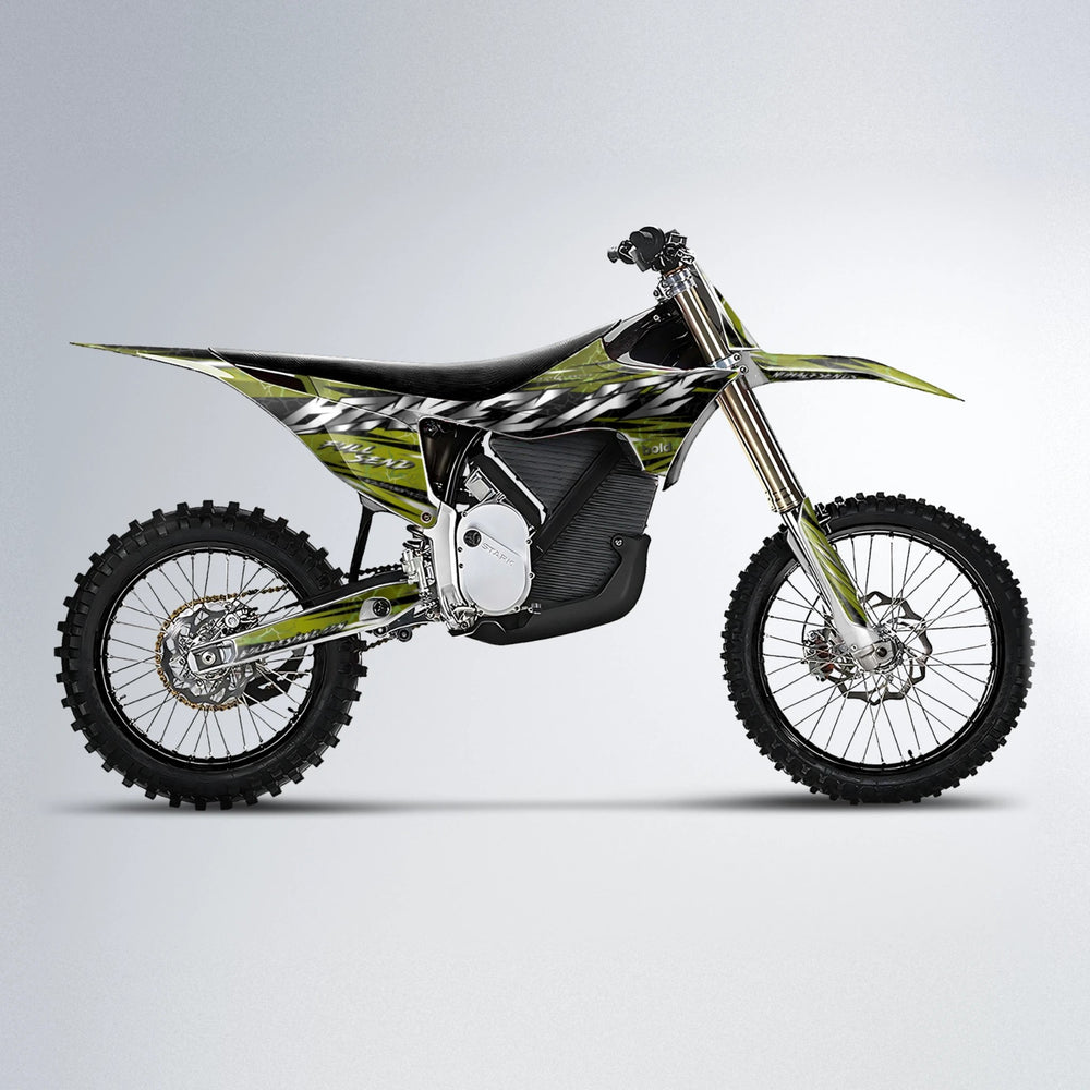 ILLUSION Stark Varg MX motocross graphics kit in Olive