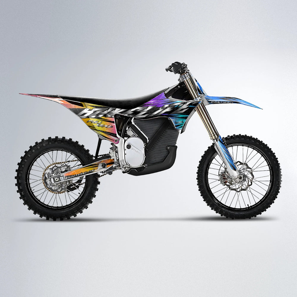 ILLUSION Stark Varg MX motocross graphics kit in Sunset Fade