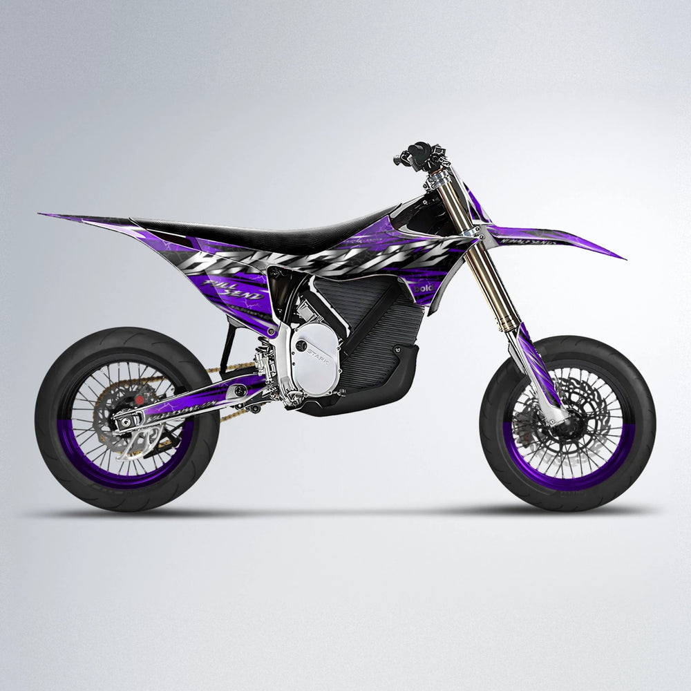 ILLUSION Stark Varg SM supermoto graphics kit in Purple