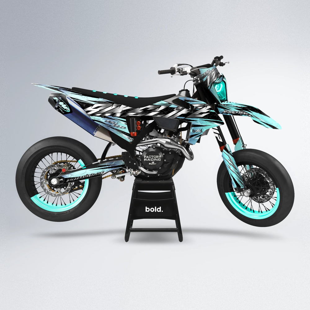 ILLUSION supermoto graphics kit in Mint