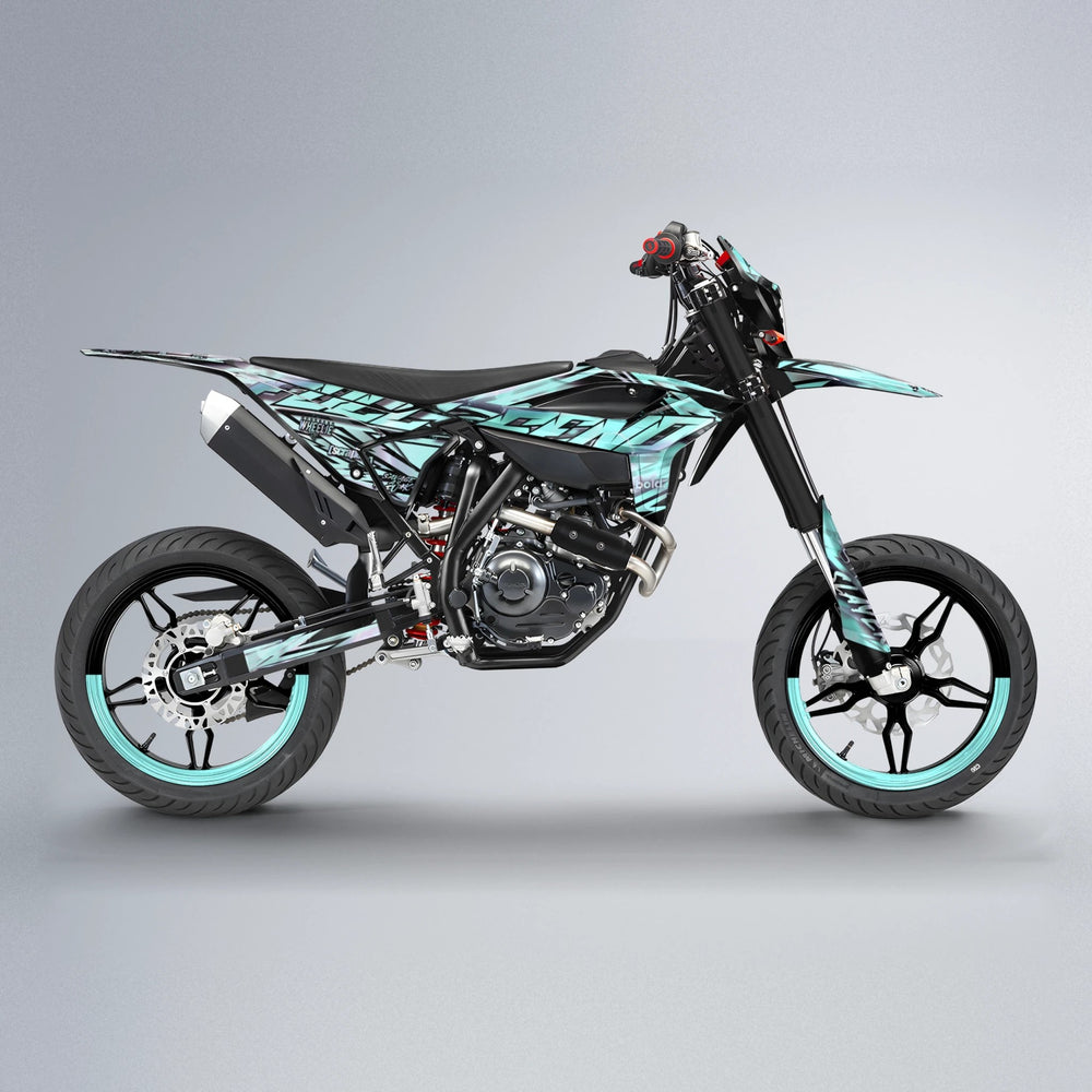 INFERNO Beta supermoto graphics kit in Mint