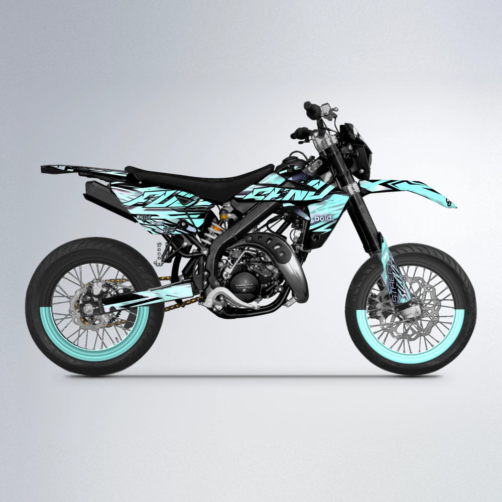 INFERNO Rieju MRT supermoto graphics kit in Mint