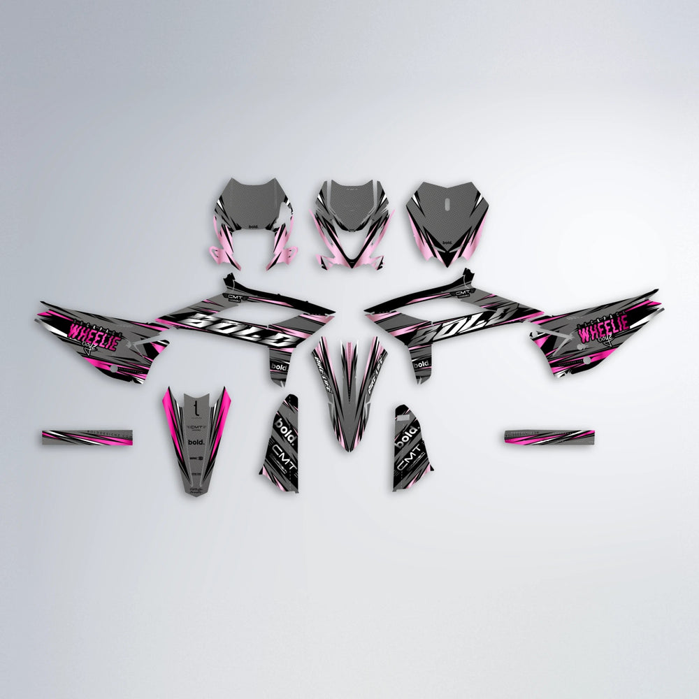 KLING Beta graphics kit parts layout in Flamingo