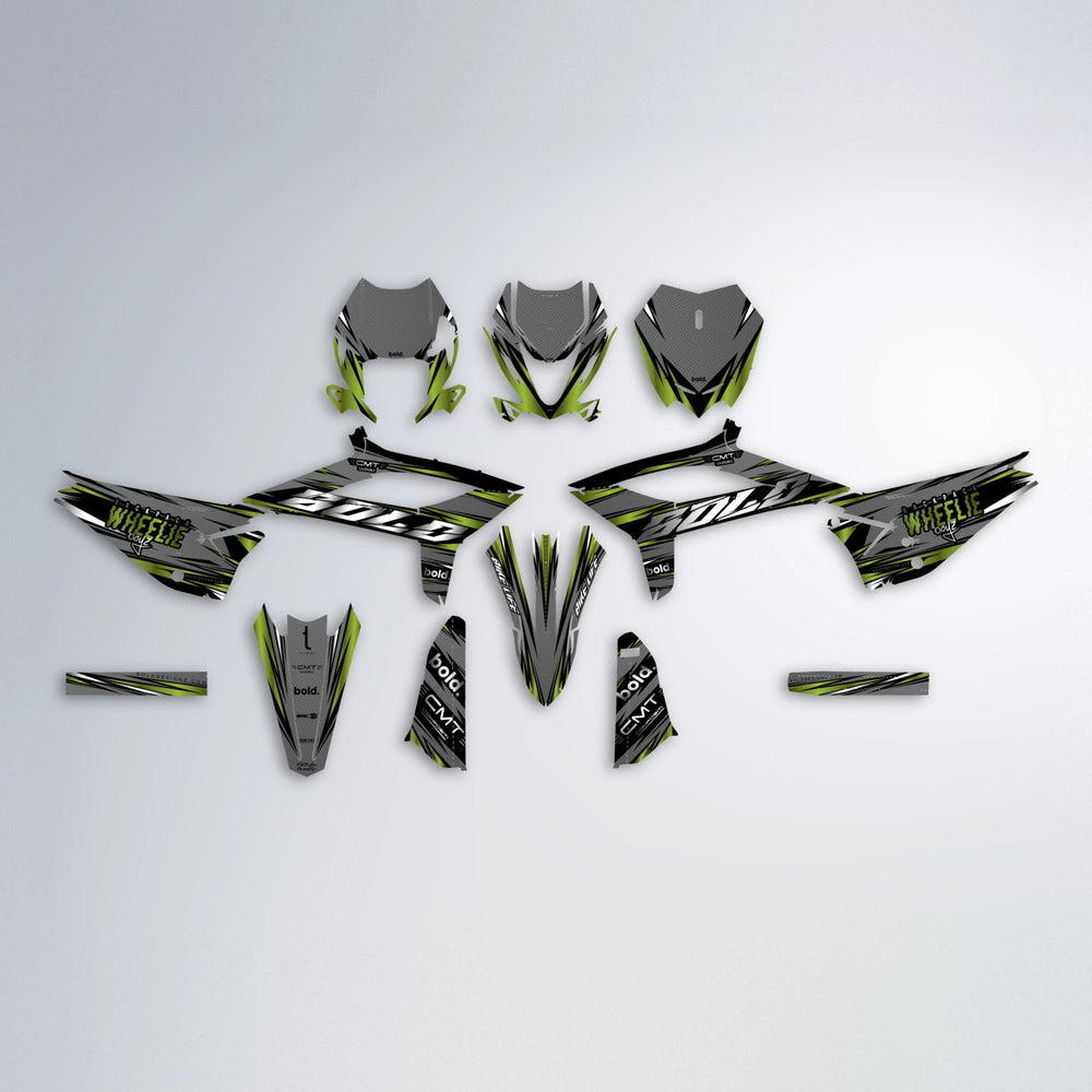 KLING Beta graphics kit parts layout in Olive