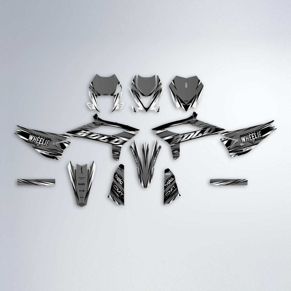 KLING Beta graphics kit parts layout in White