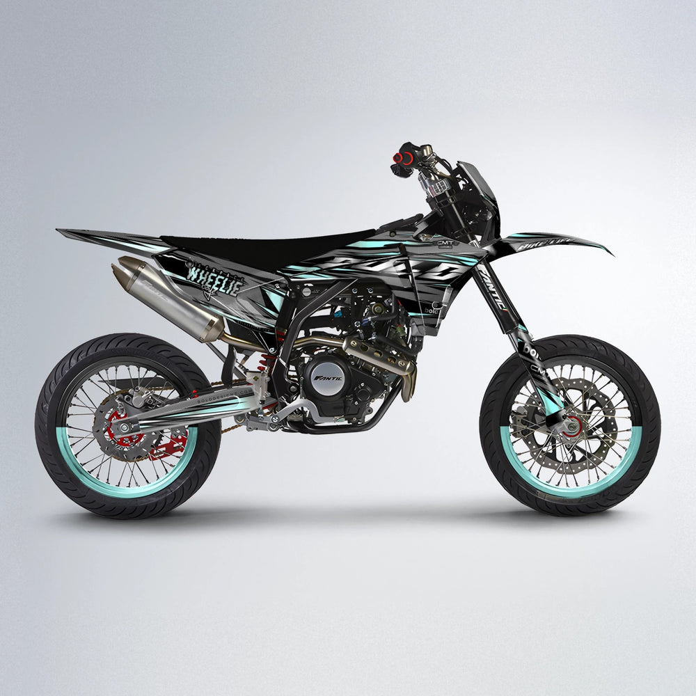 KLING Fantic supermoto graphics kit in Mint