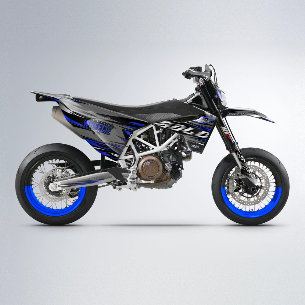 KLING Husqvarna 701 supermoto graphics kit in Blue