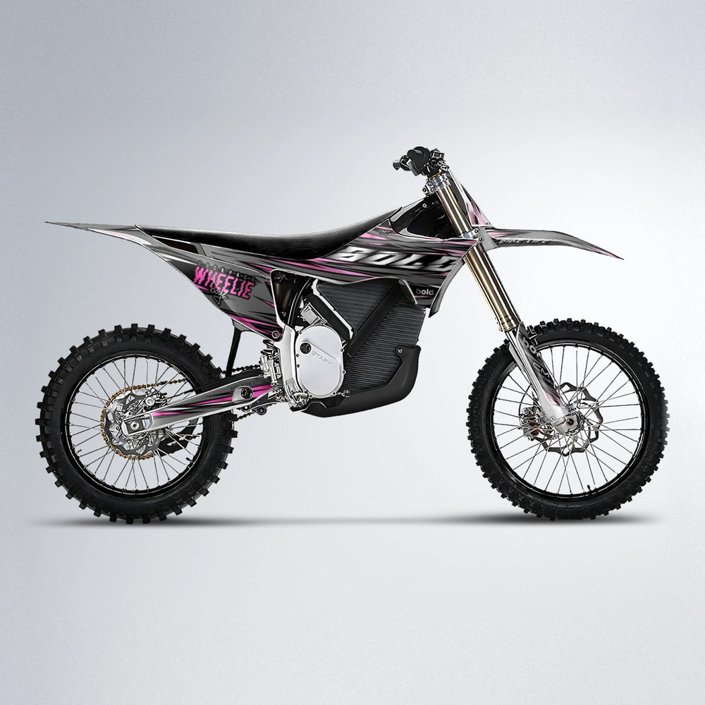 KLING Stark Varg MX motocross graphics kit in Flamingo