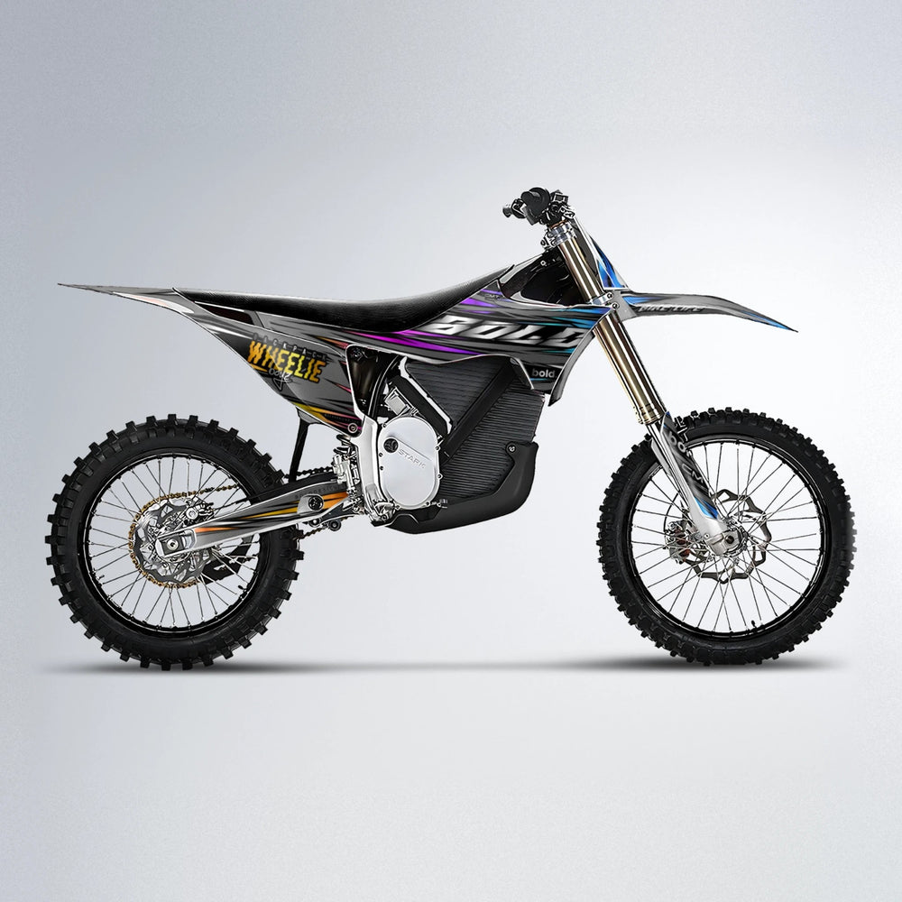 KLING Stark Varg MX motocross graphics kit in Sunset Fade