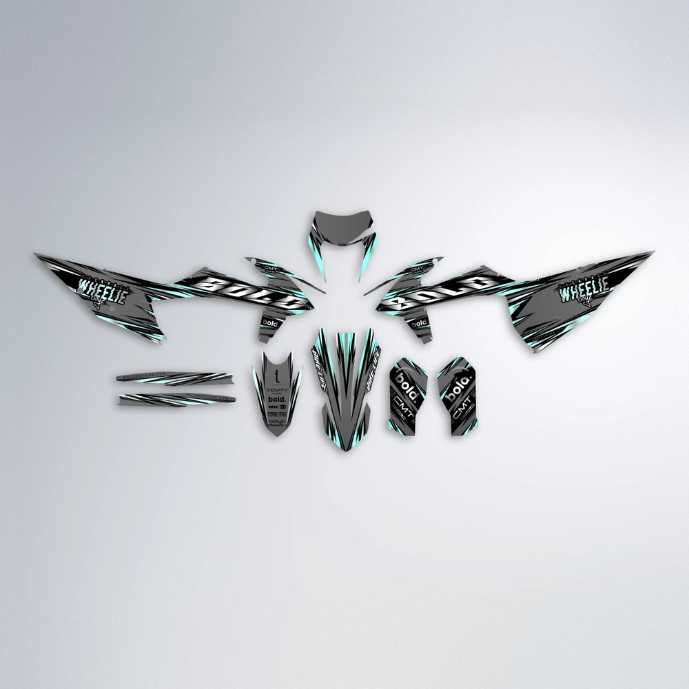 KLING graphics kit parts layout in Mint