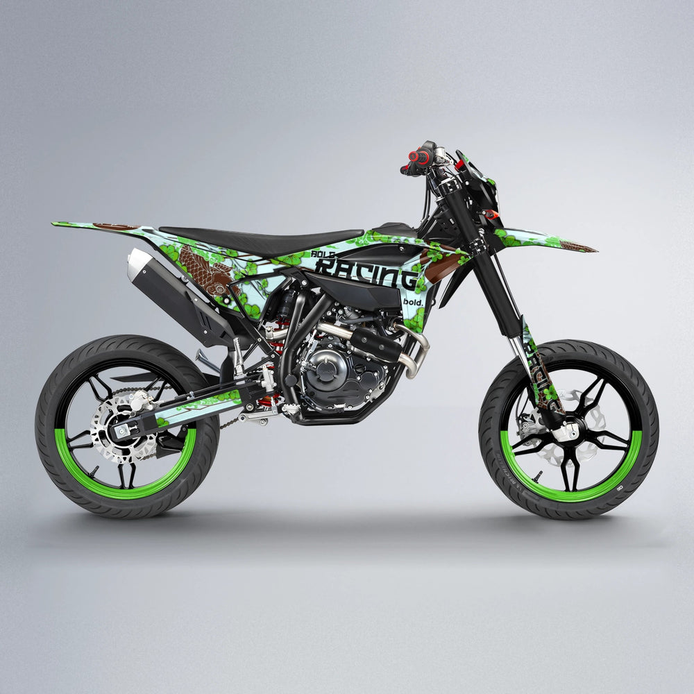 KOI Beta supermoto graphics kit in Green
