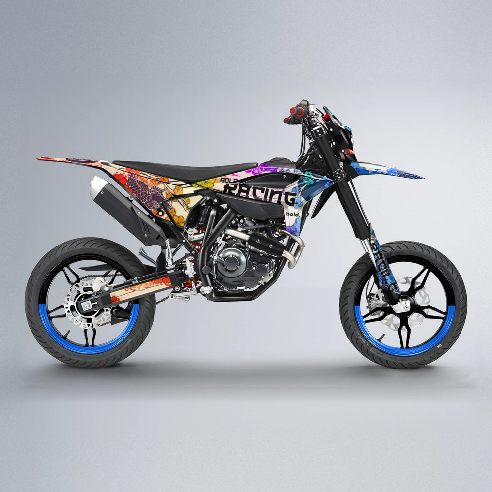 KOI Beta supermoto graphics kit in Sunset Fade