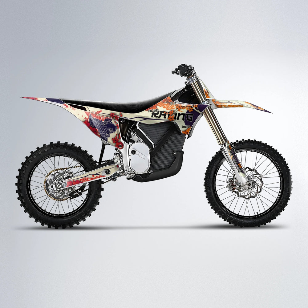 KOI Stark Varg MX motocross graphics kit in Red & Orange
