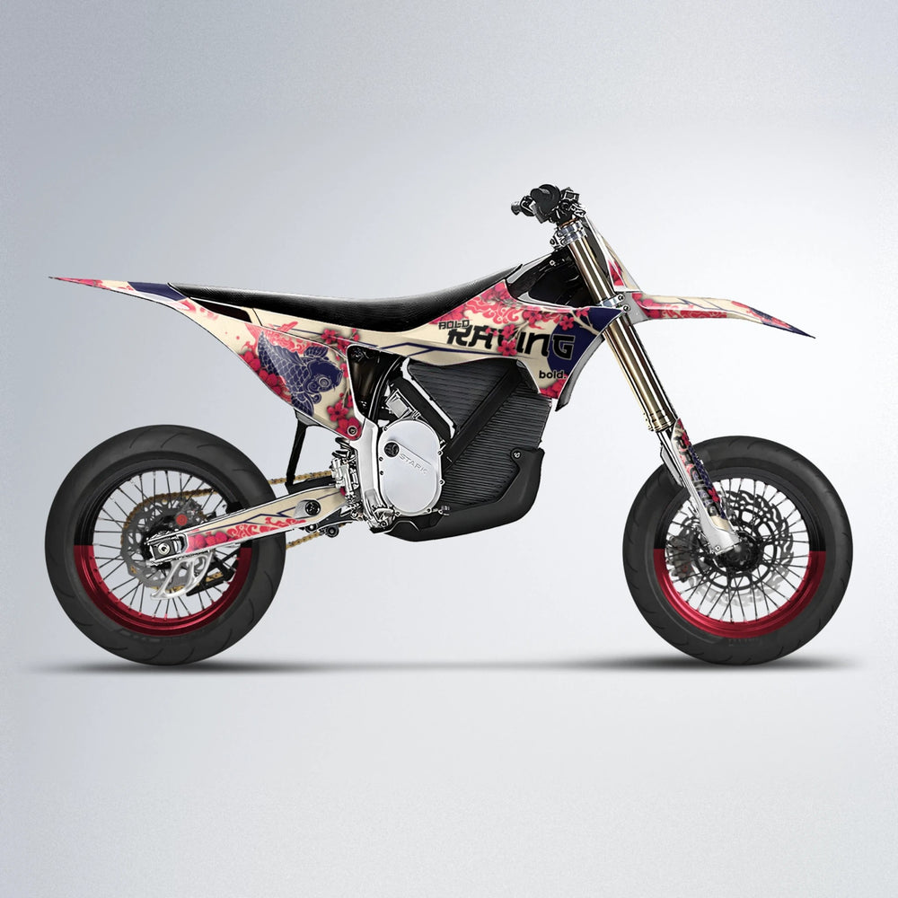 KOI Stark Varg SM supermoto graphics kit in Red