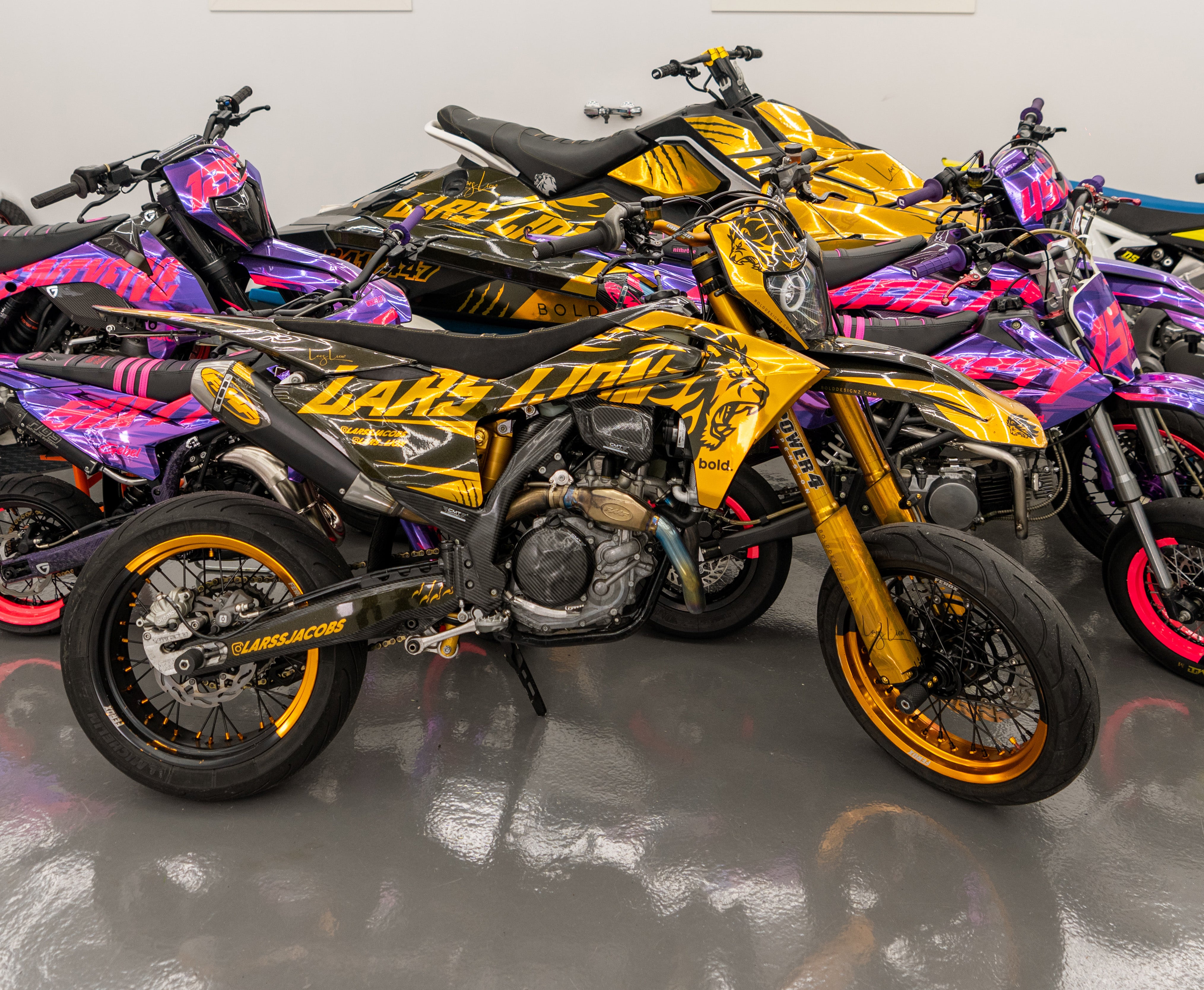 LARSLION - KTM SMC 690 Graphics kit