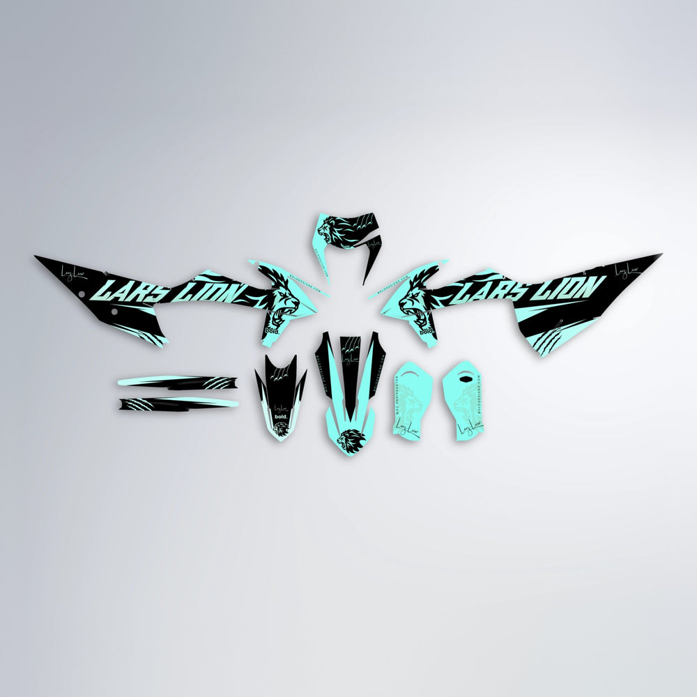 LARSLION graphics kit parts layout in Mint