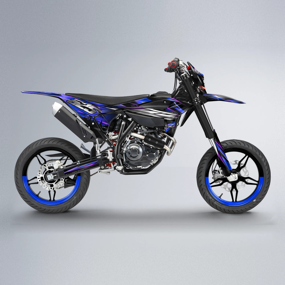 LIBERTY Beta supermoto graphics kit in Blue