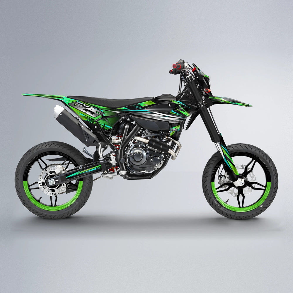 LIBERTY Beta supermoto graphics kit in Green