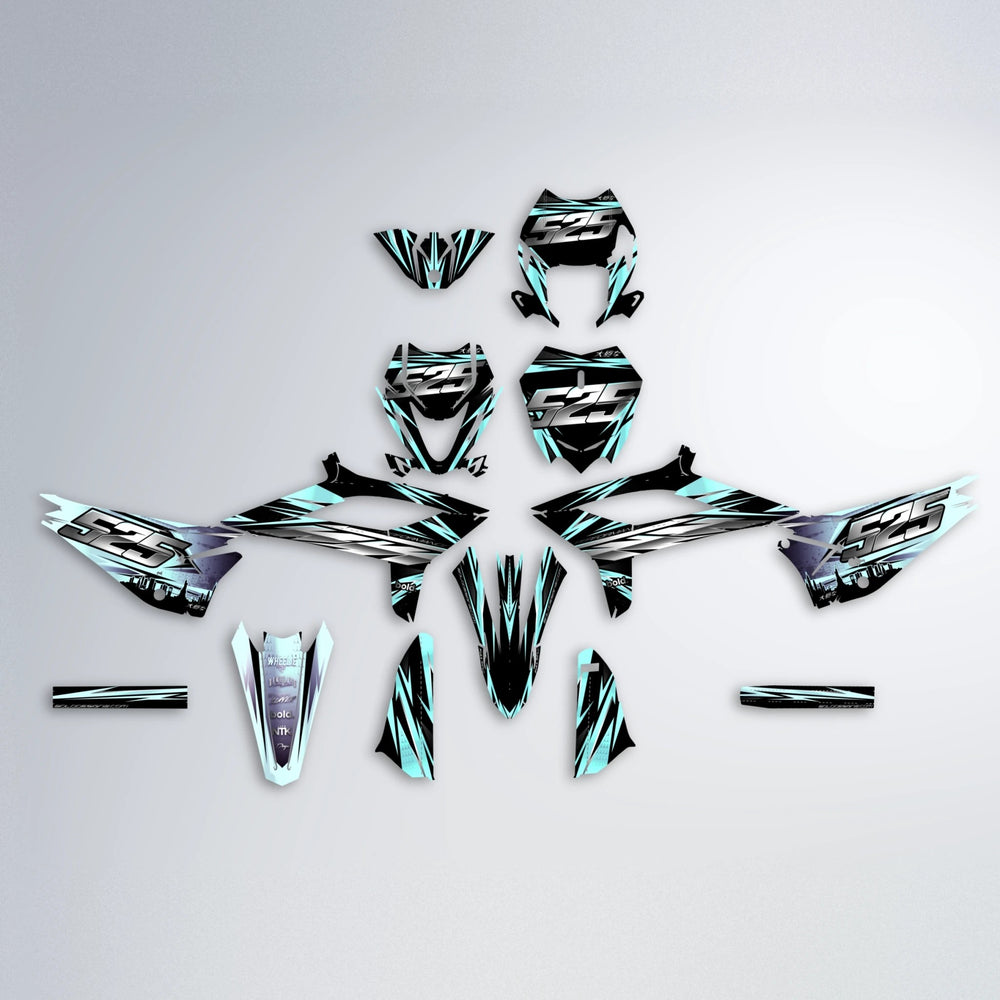 LIBERTY Beta graphics kit parts layout in Mint