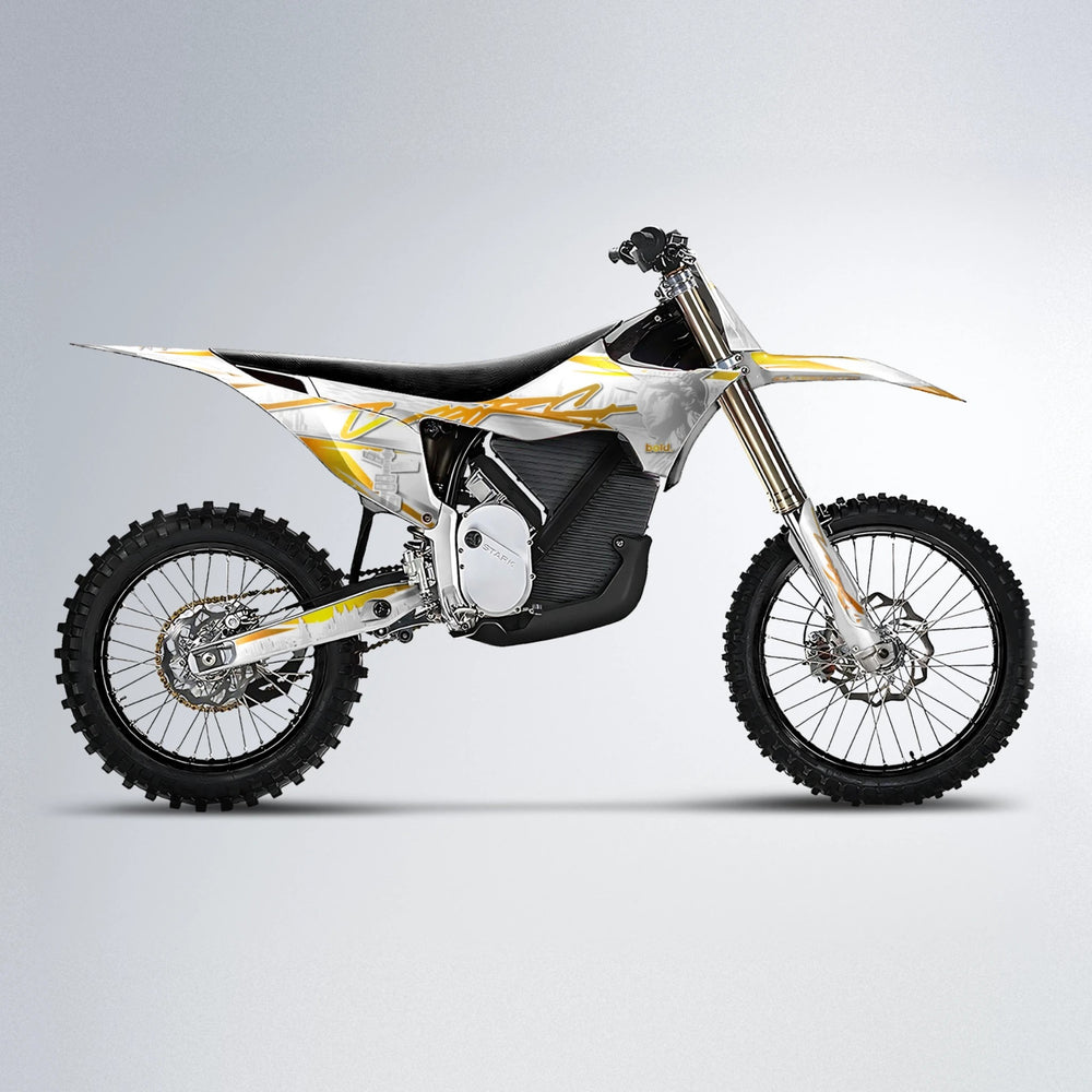 LIBERTY Stark Varg MX motocross graphics kit in Orange & Yellow