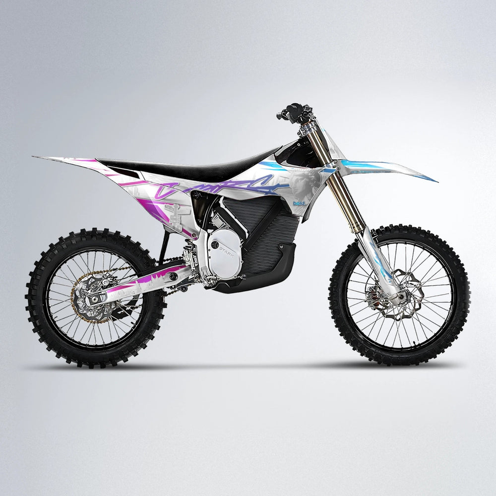 LIBERTY Stark Varg MX motocross graphics kit in Pink & Light Blue