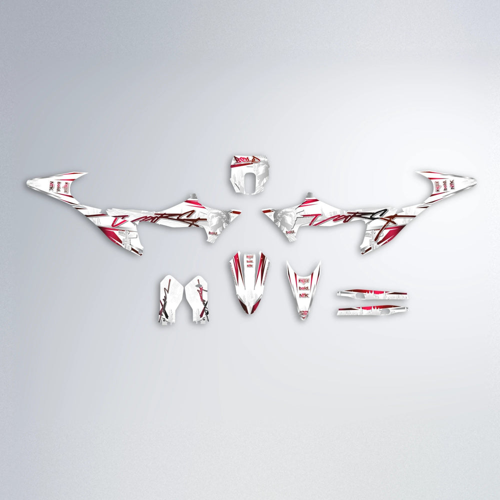 LIBERTY Stark Varg SM graphics kit parts layout in Black & Red
