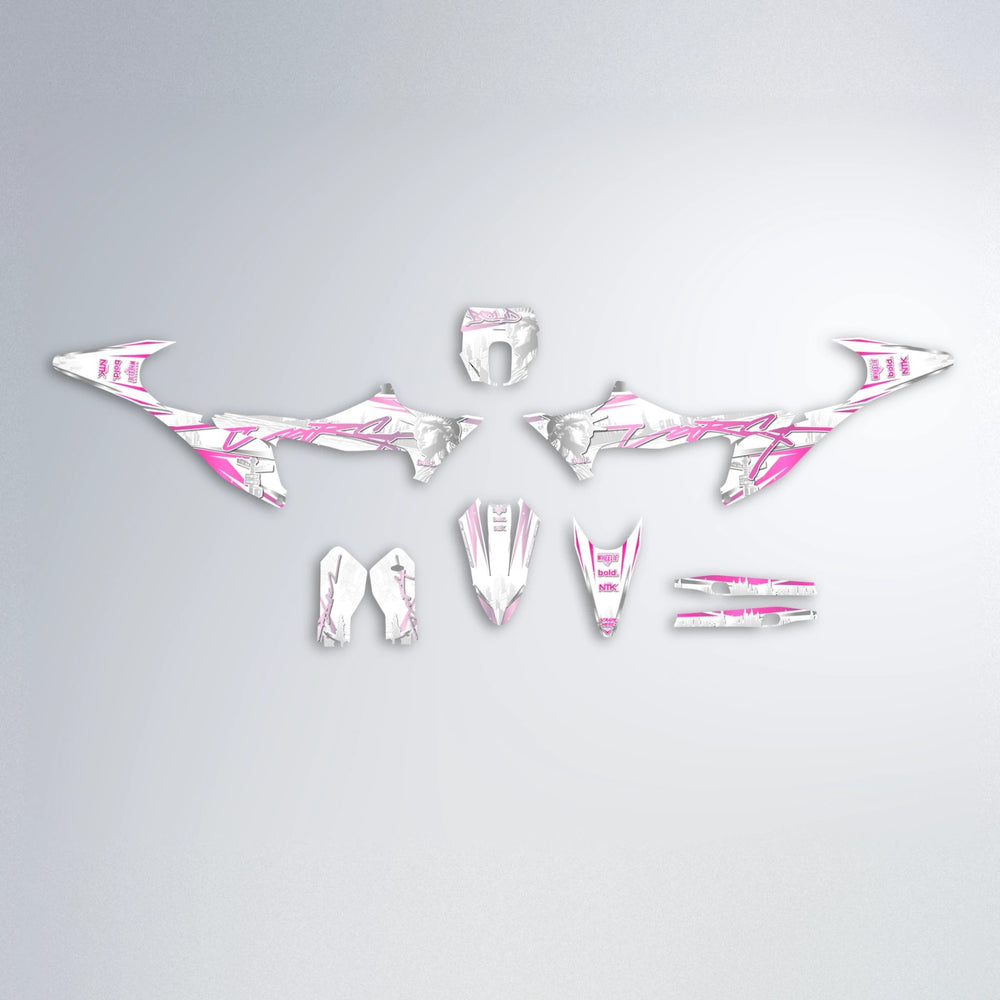 LIBERTY Stark Varg SM graphics kit parts layout in Flamingo