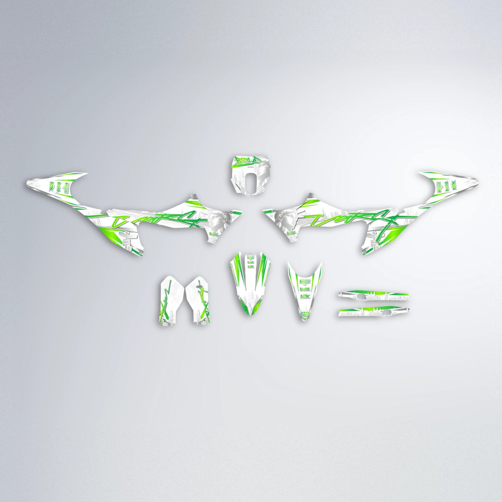 LIBERTY Stark Varg SM graphics kit parts layout in Green