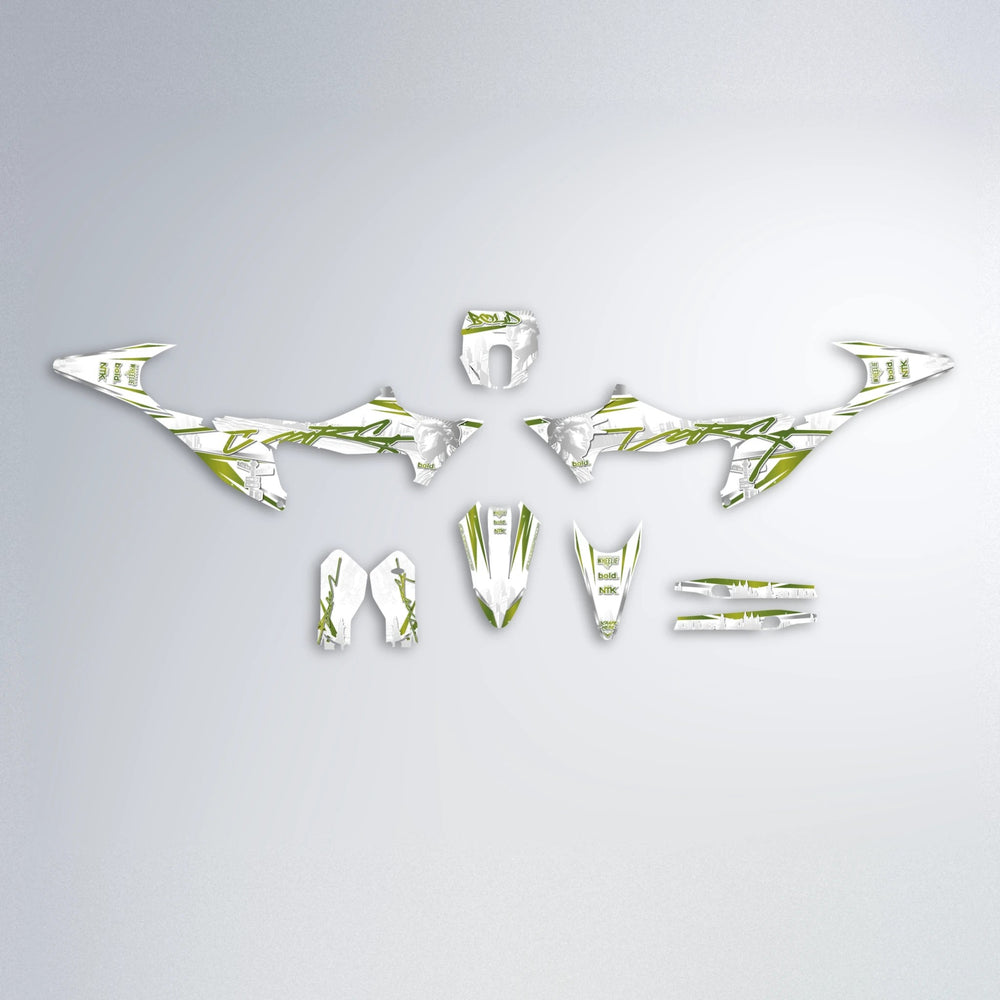 LIBERTY Stark Varg SM graphics kit parts layout in Olive
