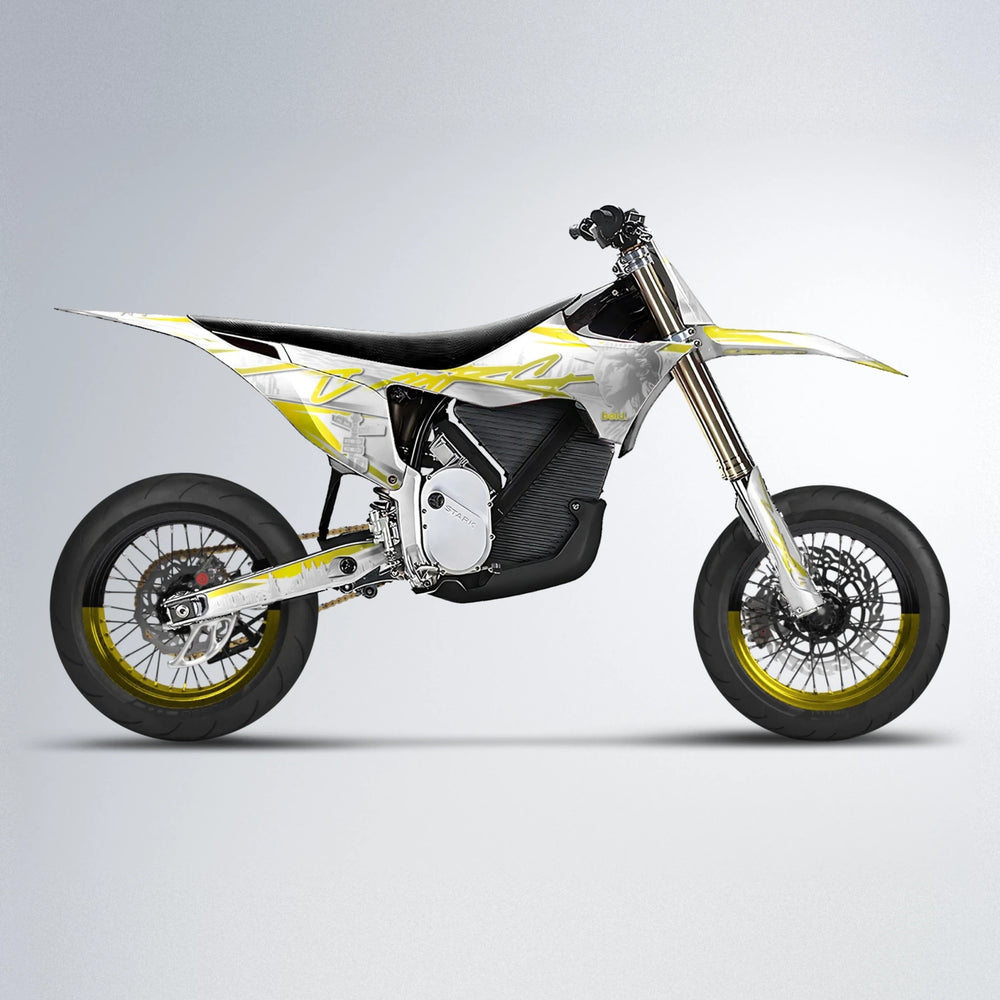 LIBERTY Stark Varg SM supermoto graphics kit in Yellow