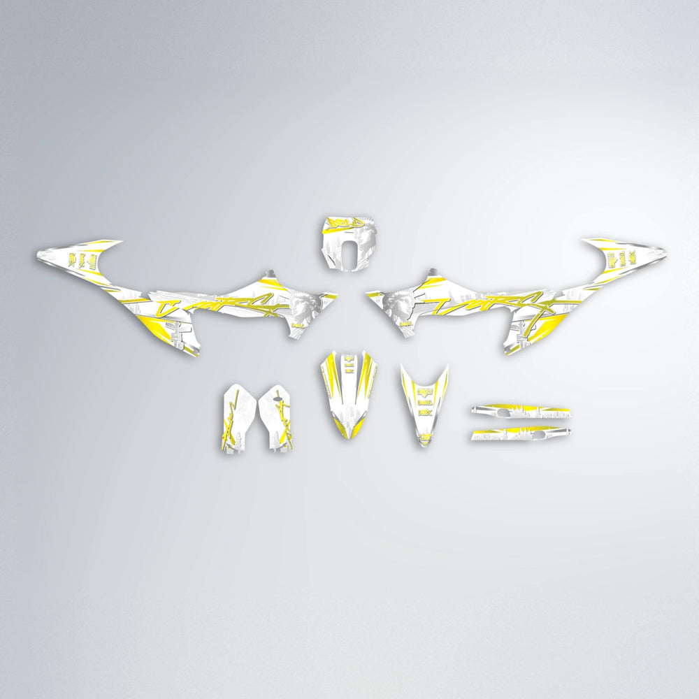 LIBERTY Stark Varg SM graphics kit parts layout in Yellow