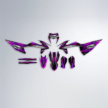 LIBERTY graphics kit parts layout in Purple