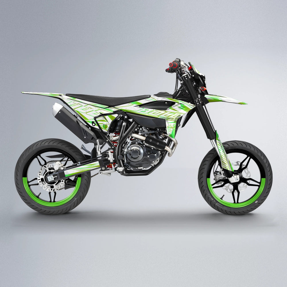 LINAAAROS Beta supermoto graphics kit in Green