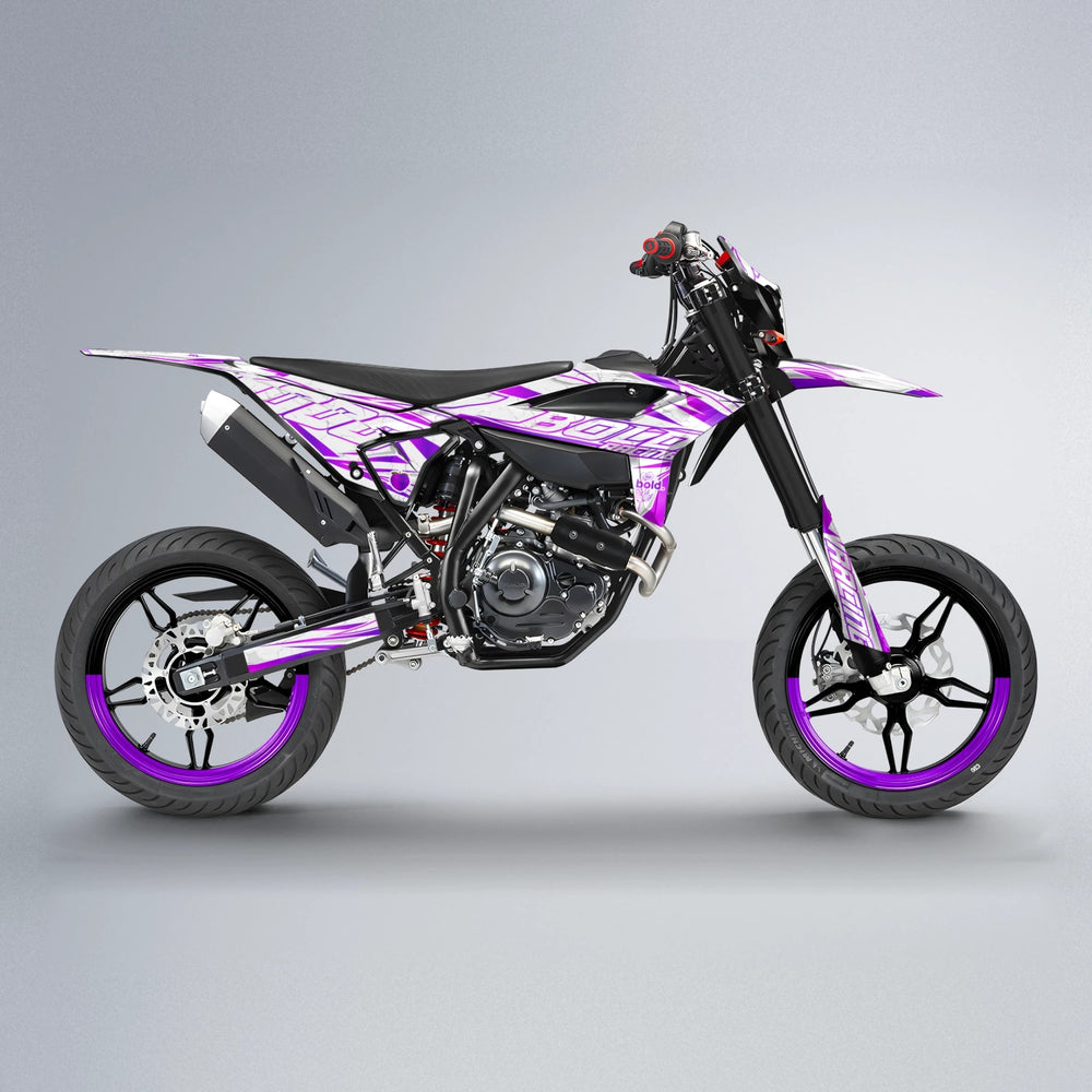 LINAAAROS Beta supermoto graphics kit in Pink