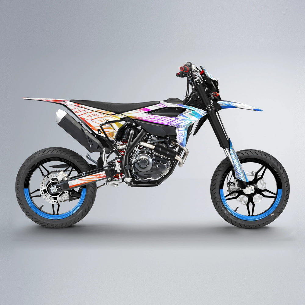 LINAAAROS Beta supermoto graphics kit in Sunset Fade