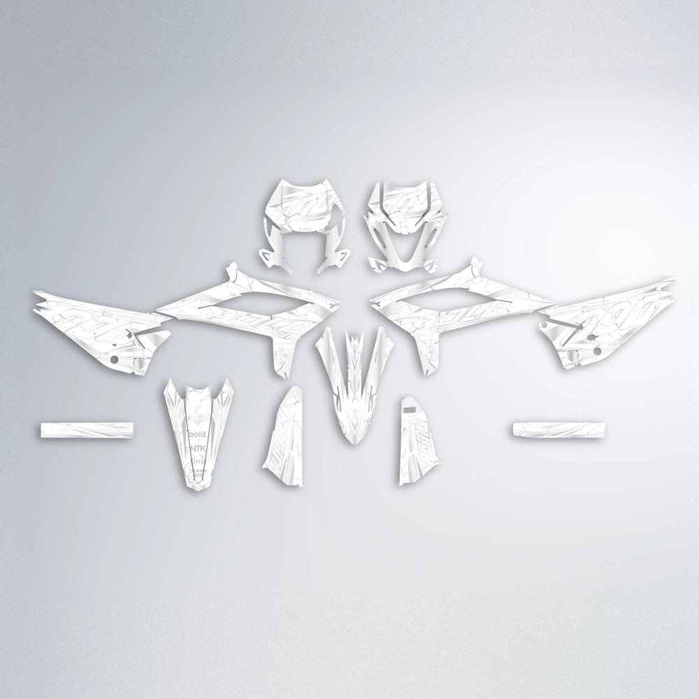 LINAAAROS Beta graphics kit parts layout in White