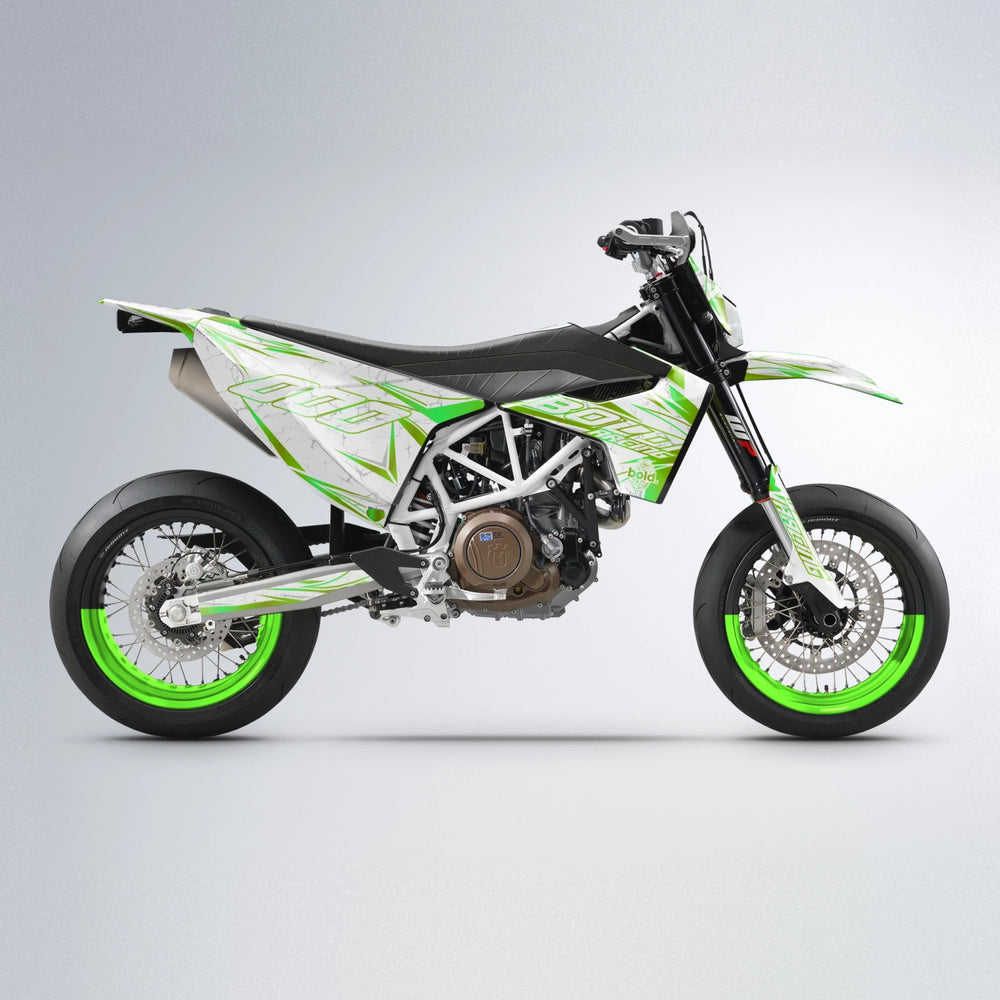 LINAAAROS Husqvarna 701 supermoto graphics kit in Green