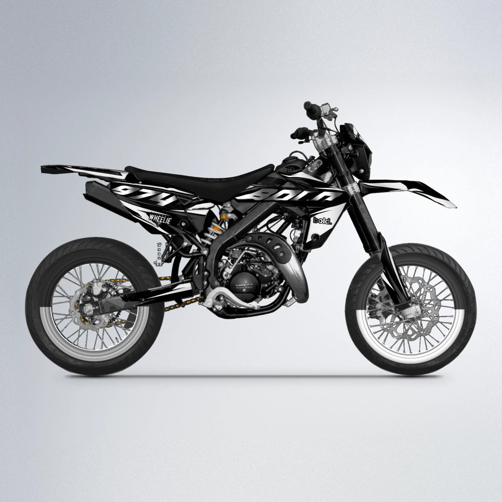 LUSIO Rieju MRT supermoto graphics kit in White