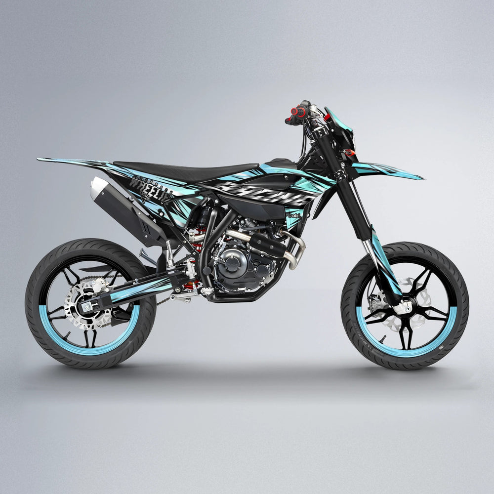 MADNESS Beta supermoto graphics kit in Mint