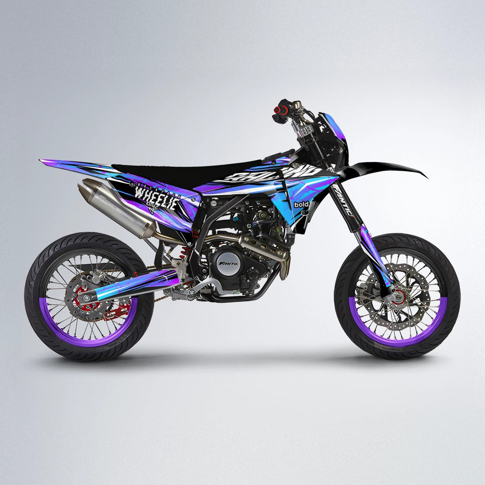 MADNESS Fantic supermoto graphics kit in Custom Colour