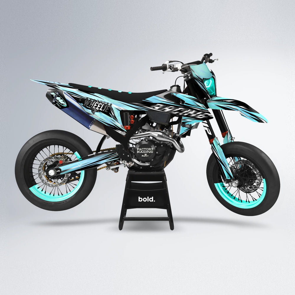 MADNESS supermoto graphics kit in Mint