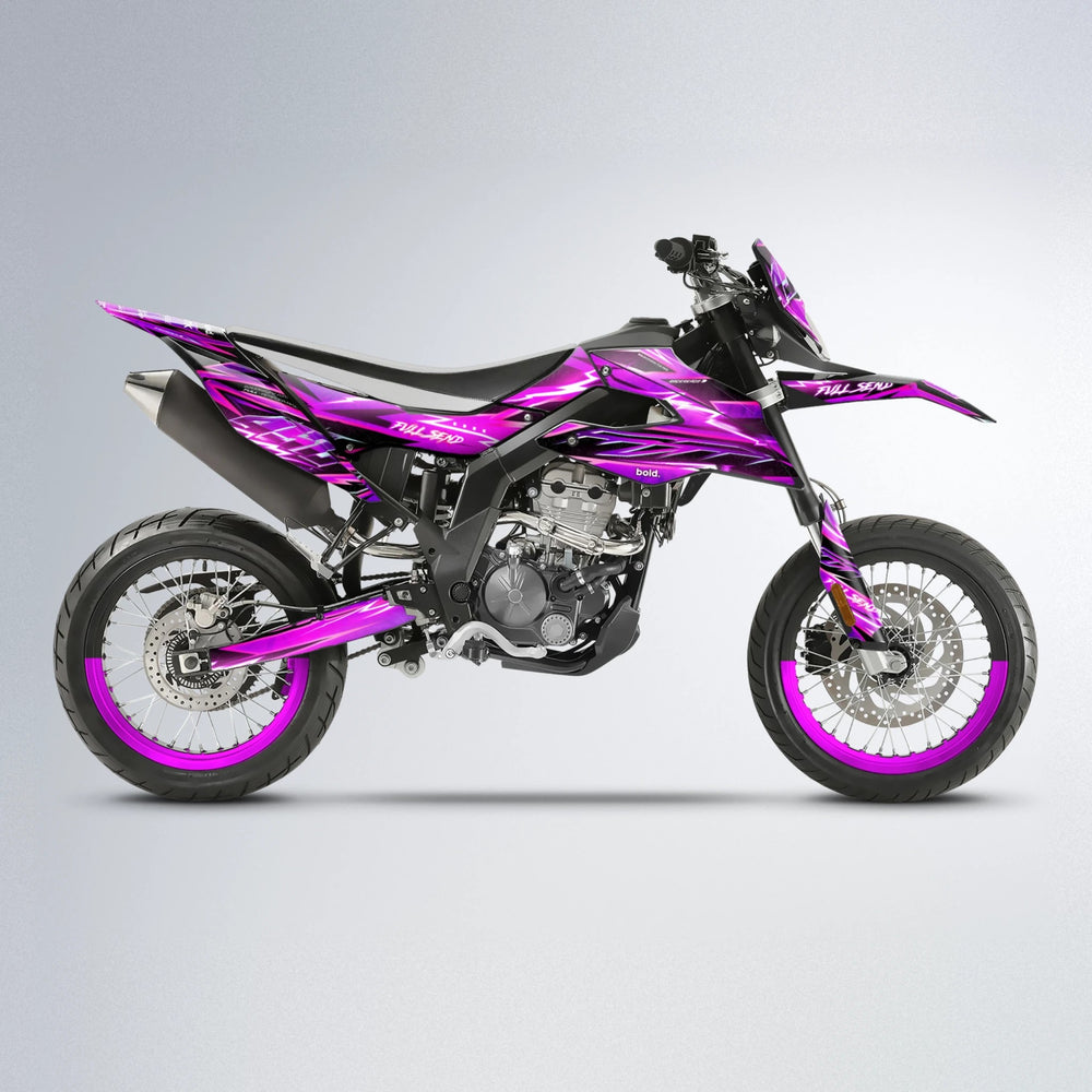 MATRIX Aprilia SX 125 supermoto graphics kit in Custom Colour