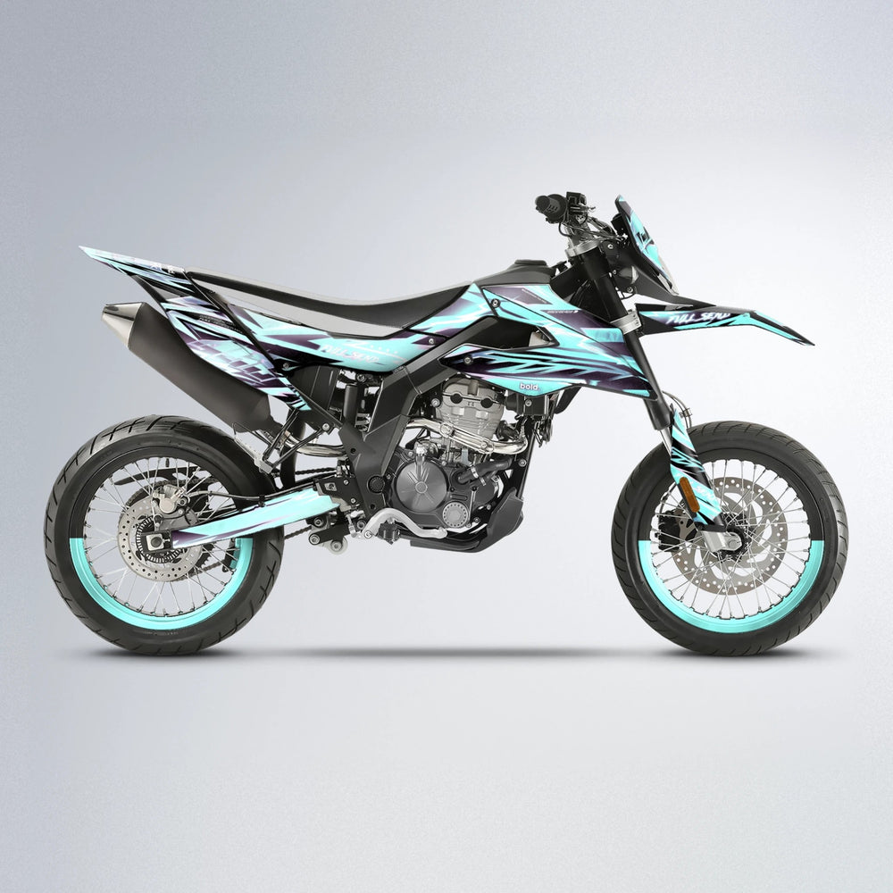 MATRIX Aprilia SX 125 supermoto graphics kit in Mint