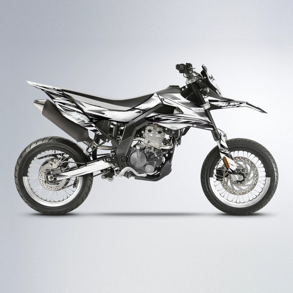 MATRIX Aprilia SX 125 supermoto graphics kit in White