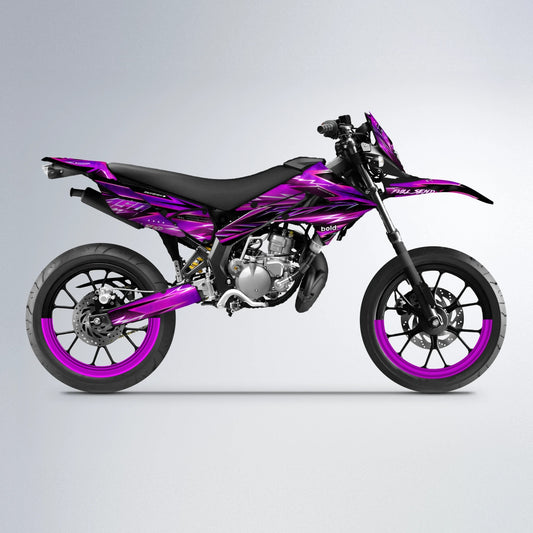 MATRIX Derbi Senda supermoto graphics kit in Pink