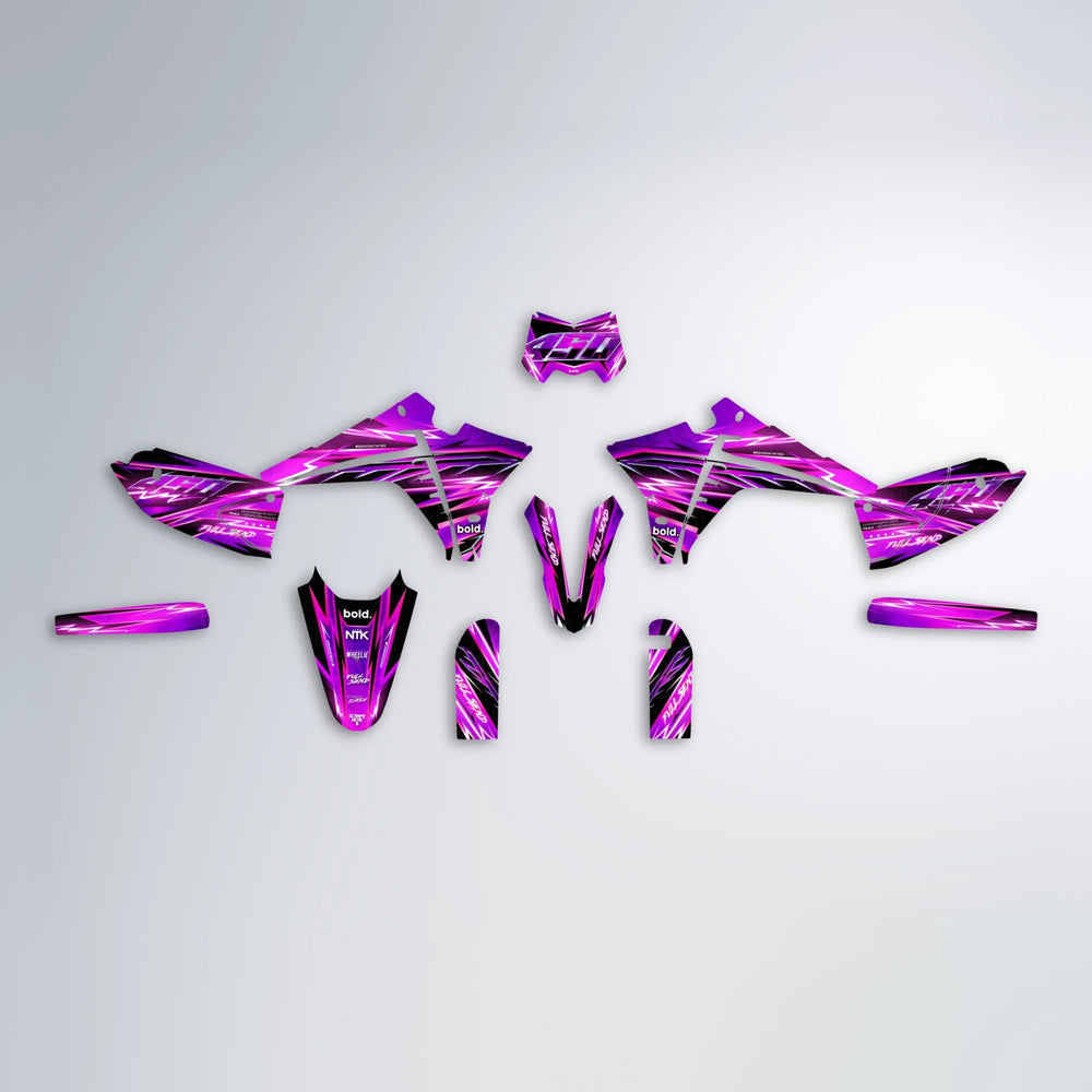MATRIX Fantic graphics kit parts layout in Custom Colour