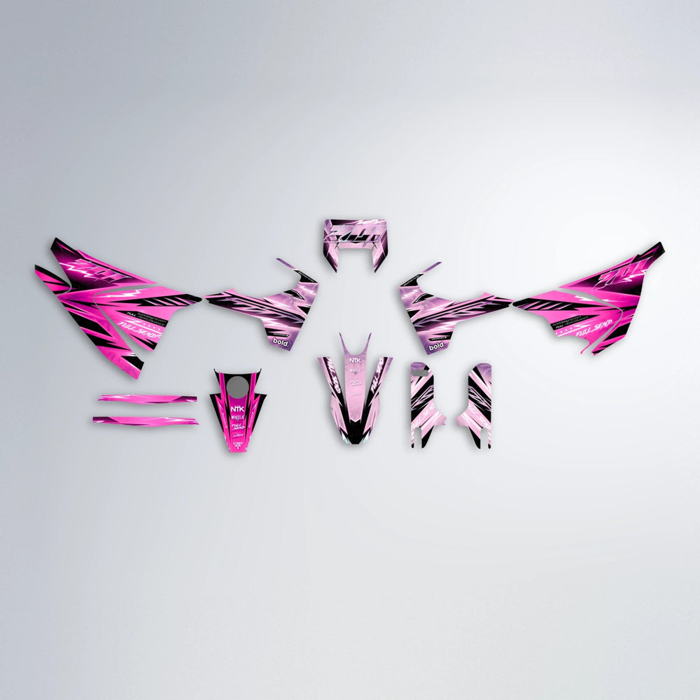 MATRIX Husqvarna 701 graphics kit parts layout in Flamingo