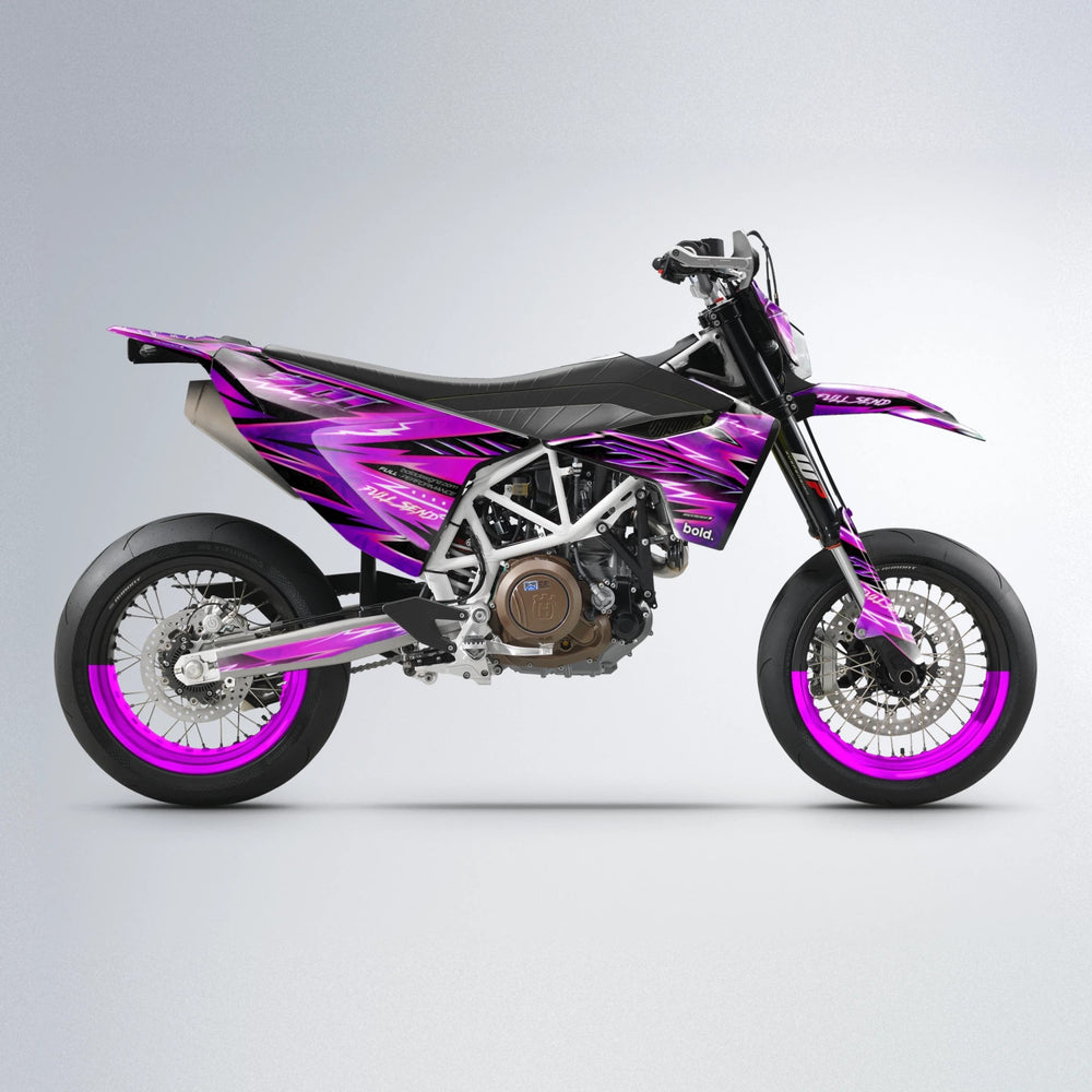 MATRIX Husqvarna 701 supermoto graphics kit in Pink
